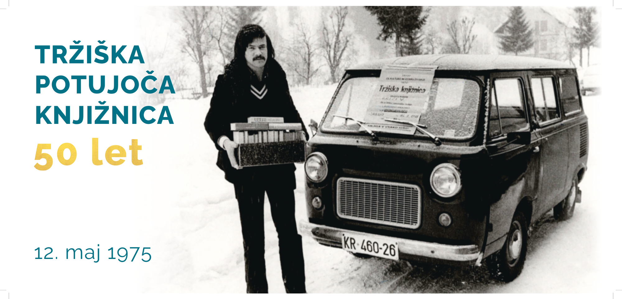 Tržiška potujoča knjižnica 50 let lokomobila